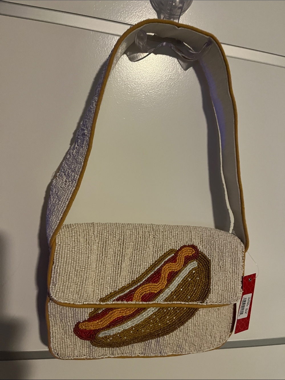Beaded Hot Dog Purse